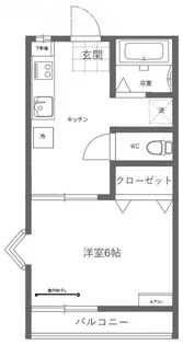 アーバンはなさき【1階】の間取り
