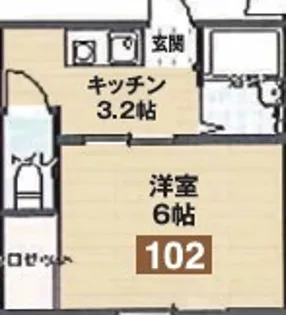 b’CASA下永谷re-born【1階】の間取り