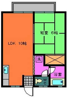 ビレッジ桜ケ丘【1階】の間取り