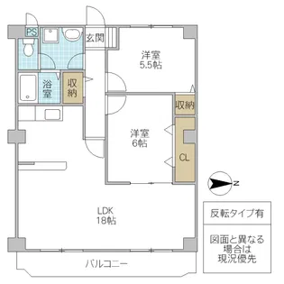 ニューマリッチ若林【3階】の間取り