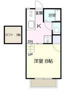 レイノルズ本郷【2階】の間取り