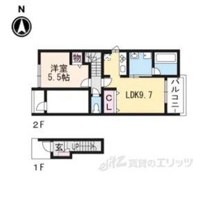 Y’SCOURT【2階】の間取り