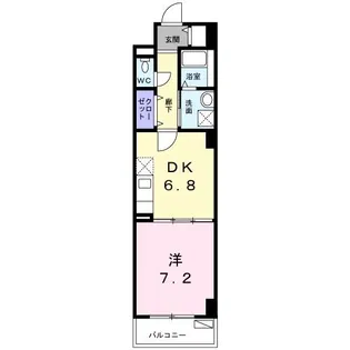 グランシルバ大森【4階】の間取り