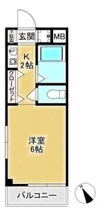 ドルチェ大宮【2階】の間取り