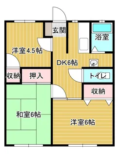 マルエロイヤルハイツC【2階】の間取り