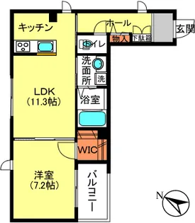 Brama立教南【1階】の間取り