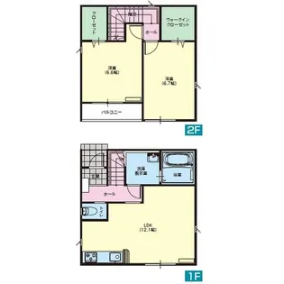 栃木県栃木市沼和田町【一戸建】の間取り