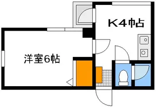 Windy1990【4階】の間取り