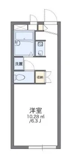 レオパレスA1【1階】の間取り