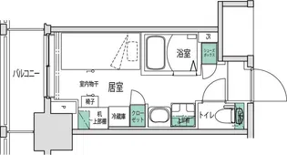 キャンパスヴィレッジ溝の口【13階】の間取り