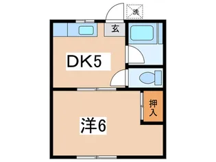 メゾン村松【2階】の間取り