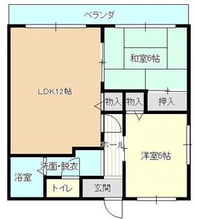 積水ハウスの賃貸 住宅 プレールメゾン【2階】の間取り