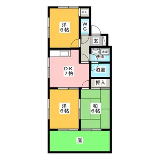 リッツ【2階】の間取り