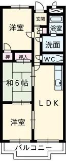 第3高杉マンション【3階】の間取り