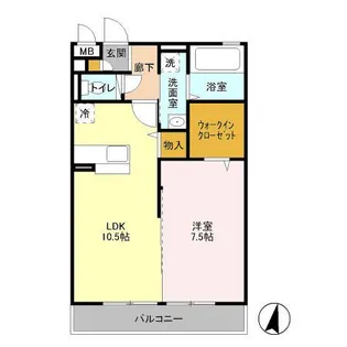 フェリシタ【2階】の間取り