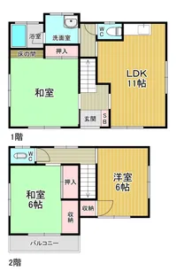 茨城県水戸市末広町3【一戸建】の間取り