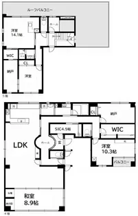ドエル幸容の間取り