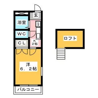 Prim・Vere【1階】の間取り
