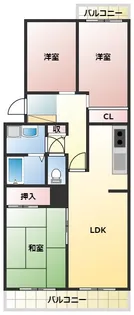 サンテラス池上【1階】の間取り