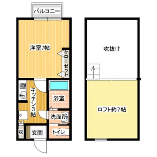 コモドカーサ【1階】の間取り