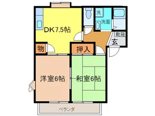 バードヒルズ【2階】の間取り