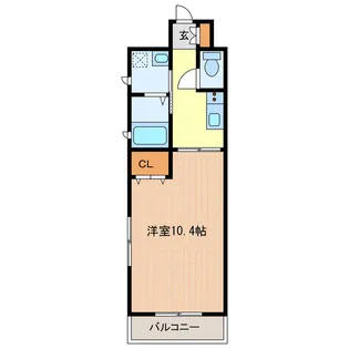 セレーノ新町【5階】の間取り