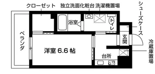 エスト日比野【8階】の間取り