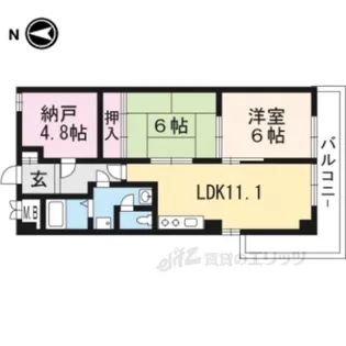 丸萬ビル【3階】の間取り