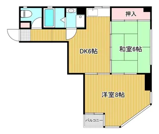 TERRACE.HANAOKA【2階】の間取り
