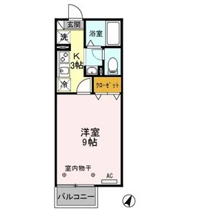 新潟県新潟市東区石山4【アパート】の間取り