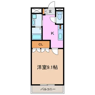 la vigne【1階】の間取り