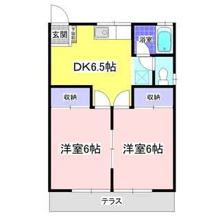 ガーランド花輪【1階】の間取り