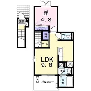 エクセル【2階】の間取り