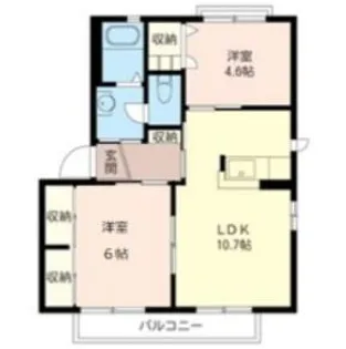 メゾン熊谷【1階】の間取り