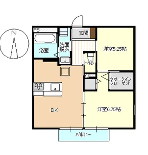 BELL SL B棟【2階】の間取り