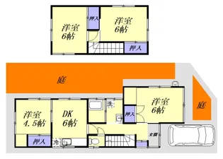 広島県呉市焼山西1【一戸建】の間取り