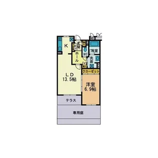 Crayon de Couleur【1階】の間取り