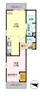 JULIO(フリオ)【1階】の間取り