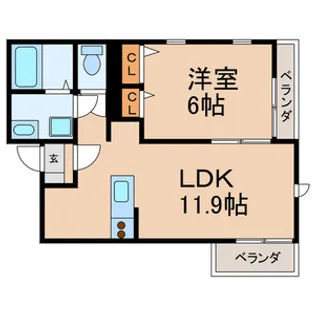 confor【1階】の間取り