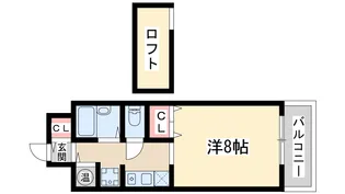 ミールズ江坂【2階】の間取り