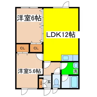 グランドール21【2階】の間取り