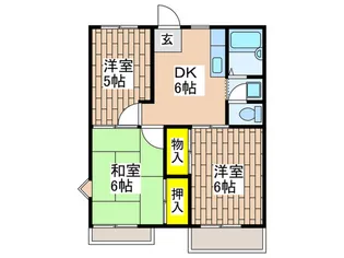 ベルゾ-ネアスアハイツ【2階】の間取り