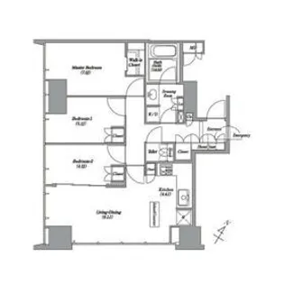 3LDKの間取り画像