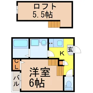 レンガースI【2階】の間取り