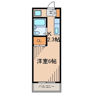 エステートピア湘南【2階】の間取り