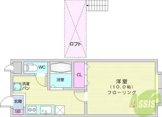 オークヒルズ【2階】の間取り