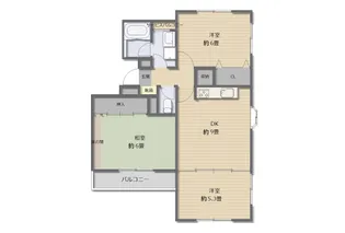 ルークミナセ【2階】の間取り