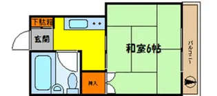 UMコーポ【3階】の間取り