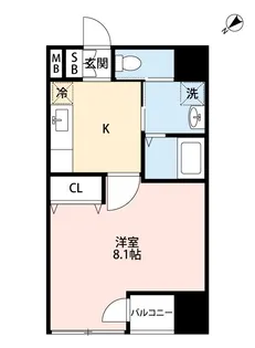 Seres桜町【8階】の間取り
