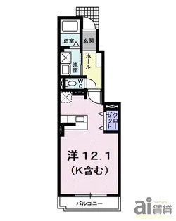 東京都小平市小川東町1【アパート】の間取り